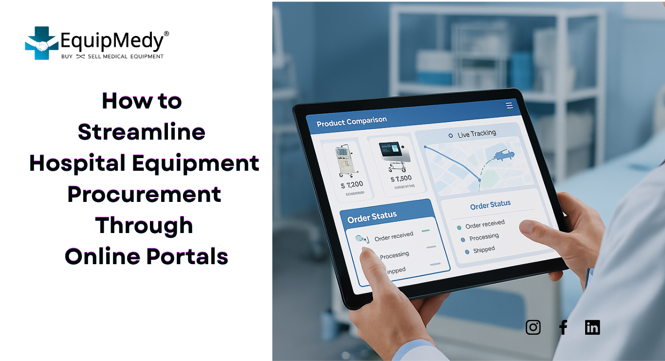How to Streamline Hospital Equipment Procurement Through Online Portals